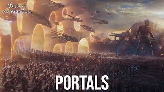 Avengers Endgame  Portals  SLOWED  REVERB  Alan Silvestri [upl. by Inilahs]