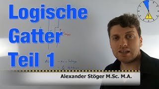 Die wichtigsten Logischen Gatter UND ODER NOR NAND  Elektrotechnik in 5 Minuten ET5M [upl. by Cheke]