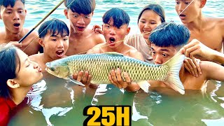 Anh Ba Phải  Thử Thách 25H Cắm Trại Câu Cá  Fishing camping [upl. by Annail]