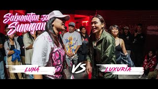 Sunugan  Luxuria vs Luna Sabunutan sa Sunugan 1st round [upl. by Dag]