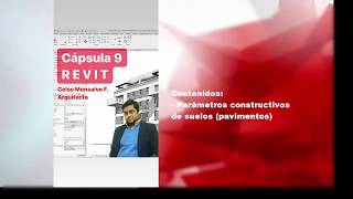 CAPSULA 9 Revit PAVIMENTOS [upl. by Nosiaj]