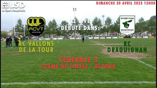 Live LSD Rugby Fed3 32èmesdefinale RCVT vs RC Draguignan [upl. by Sylas]