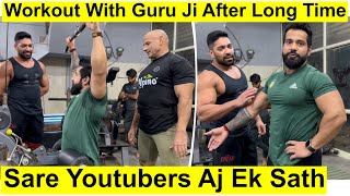 Aj Sare Ek Sath😎 Aisa Mahol Pehle Kabhi Nahi Dekha Hoga Guru Ji Ke Gym Mei [upl. by Dnomyaw]