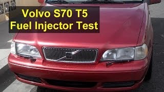 Volvo S70 T5 restoration fuel injector test  Auto Repair Series [upl. by Nirraj]