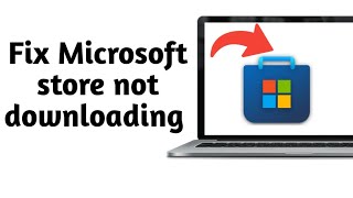 Microsoft Store Not Downloading Apps or Games NEW FIX 2024 [upl. by Ymmaj]