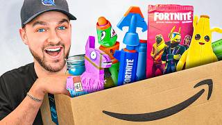 I Bought Every Fortnite Toy On Amazon [upl. by Nnazil]