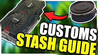 ULTIMATE Customs Hidden Stash Guide  Customs loot Run  Escape from Tarkov [upl. by Ris]