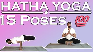 15 Yoga Asanas  Hatha Yoga Pradipika [upl. by Eseer49]