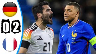 Germany vs France 20  All Goals Extеndеd Hіghlіghts 2024 [upl. by Zohar]