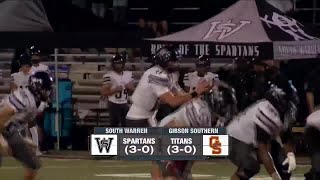 Football Friday Night 91324 South Warren vs Gibson Southern [upl. by Eadas]