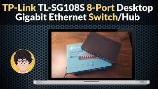 TP Link TL SG108S 8 Port Desktop Gigabit Ethernet Switch unboxing  TP Link Gigabit Ethernet Switch [upl. by Dickey]