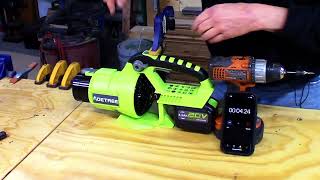 Reviewing Aoetree Lightweight Electric Leaf Blower Cordless  500CFM Unboxing and Review [upl. by Powel]