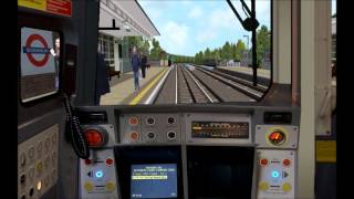 openBVE LU Jubilee Line Stanmore to Kingsbury FULL ROUTE [upl. by Hpejsoj]