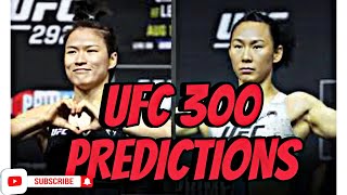 UFC 300 ZHANG WEILI VS YAN XIAONAN [upl. by Dann]