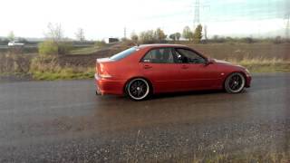 Lexus IS200 1GFE full Japspeed exhaust system sound full decat [upl. by Chamkis]