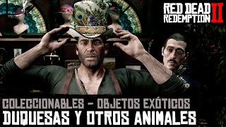 ⭐ Red Dead Redemption 2 04  Duquesas y otros animales Objetos exóticos Coleccionables [upl. by Rosemari]