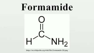 Formamide [upl. by Lisan]