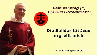 quotDie Solidarität Jesu ergreift michquot Predigt zum Palmsonntag P Paul Weingartner [upl. by Merrielle464]