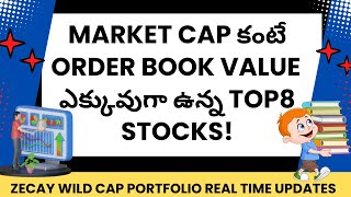 Top 8 stocks with order book value higher than market cap [upl. by Ihsar]