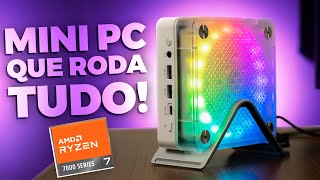 Mini PC MUITO POTENTE que ENTREGA MUITO PELO PREÃ‡O Mini PC Ice Soul Series AMD Ryzen 7 7735HS [upl. by Etnahsal]