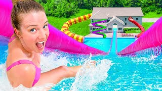 We Built a Water Park In Our House [upl. by Richella137]