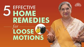 Top 5 Effective Home Remedies for Loose Motions  Simple Solutions for Diarrhea Relief  Dr Hansaji [upl. by Uund]