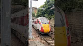 LNER Azuma 800112 Leaves Edinburgh Waverley [upl. by Haily254]