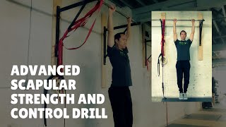 Advanced Hanging Scapular Control Drill [upl. by Odareg608]