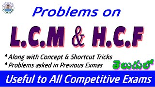 LCM and HCF I All Concepts amp Shortcuts I Questions from Previous Competitive Exams I Ramesh Sir Math [upl. by Daph265]