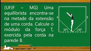 QUESTÃO 02  ESTÁTICA EQUILÍBRIO DE UM PONTO [upl. by Hoffer]