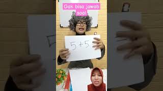 Gak bisa jawab soal mtk comedy humor nurrayni25real [upl. by Sokram880]