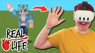 This is WEIRD  Minecraft Real Life SMP [upl. by Notgnimer]