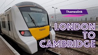 Thameslink  London to Cambridge [upl. by Ennairda709]