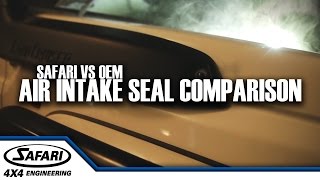 Safari Snorkel vs OEM Raised Air Intake  SEAL COMPARISON [upl. by Elyod]