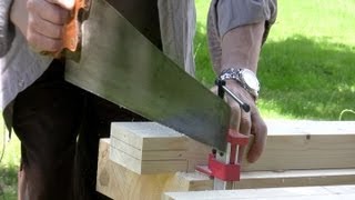 How to build a workbench  Part 7 Cutting Tenons   Paul Sellers [upl. by Burdelle]