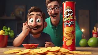 Pringles Super Bowl Commercial 2024 A Fun Made Ai Ad [upl. by Acirred]