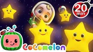 Twinkle Twinkle Little Star with Animals  CoComelon Loops  Nursery Rhymes amp Kids Songs [upl. by Ketchan454]