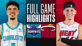 HORNETS at HEAT  NBA PRESEASON FULL GAME HIGHLIGHTS  October 10 2023 [upl. by Sudbury]