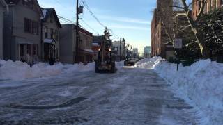 East Newark begins removing snow [upl. by Cornwell]