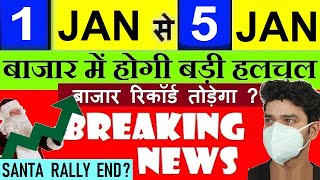 बाजार में बदलाव 03 BIG NEWS🔥🔥LATEST STOCK MARKET NEWS ⚫DALAL STREET WEEK AHEAD⚫SANTA RALLY RESULTS [upl. by Flowers]