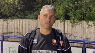 AFC Portchester manager Gav Spurways interview after 22 draw at Baffins  September 3 2024 [upl. by Berny]