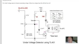 TL431 UnderVoltage OverVoltage Detection [upl. by Ezara]