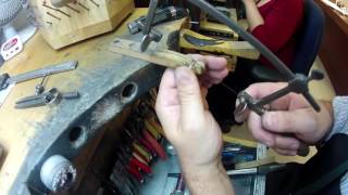 How to Rebuild a Prong and Resize a Heirloom Ring [upl. by Novi]