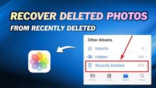 How to Recover Deleted Photos After Deleting from Recently Deleted [upl. by Ecinreb]