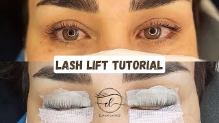 lash lift tutorial for beginners  lash lift amp tint  lift lashes [upl. by Grossman]