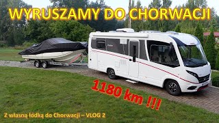 Z własną łódką do Chorwacji  Podróż  oszukali mnie na winiecie 30 Euro  VLOG 2 [upl. by Middendorf]