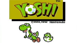 Yoshi  NES Gameplay [upl. by Leonerd744]