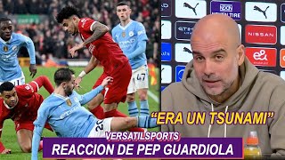 PEP GUARDIOLA REACCIONA a LUIS DIAZ y LIVERPOOL vs MANCHESTER CITY [upl. by Resaec]