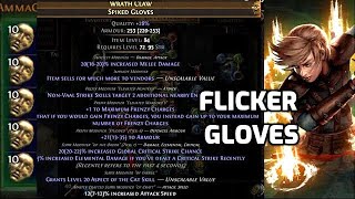 POE Crafting FS Gloves and Rolling for 2 Max Frenzy ◆◆expensive [upl. by Lihp]