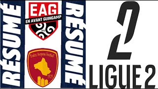 Rodez AF 12 En Avant Guingamp Résumé  Ligue 2  20242025 [upl. by Christabella]